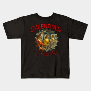 Galentines crew female sailors Kids T-Shirt